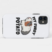 モフモフポテトのモルモット Case-Mate iPhoneケース (裏面(横))