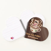 モフモフ猫コーヒーアドベンチャーアート ノートブック (内部)