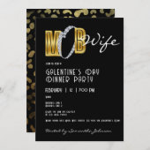 モブウィザーズ&カクテルガレンティンディナーブランチパーティー 招待状 (正面/裏面)