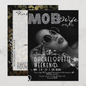 モブウィザーズ&テキラブラックバッハバチェロレッテ 招待状 (正面/裏面)