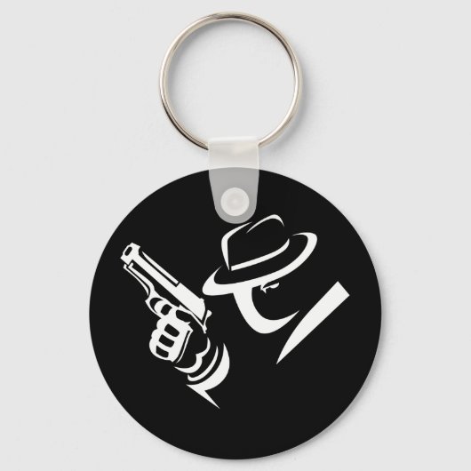 モブスターキーチェーン刑事2 キーホルダー (正面)