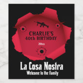 モブスターパーティー ワインラベル (シングルラベル)