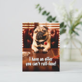 モブスター犬 インビテーションポストカード (スタンド正面)