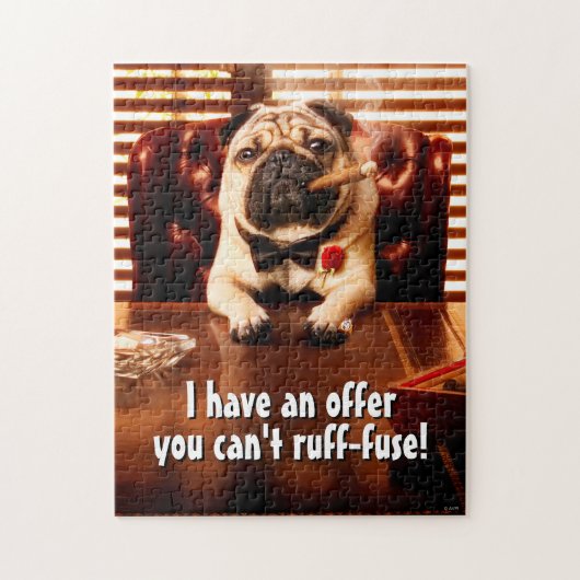 モブスター犬 ジグソーパズル (縦)