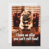 モブスター犬 招待状 (正面)