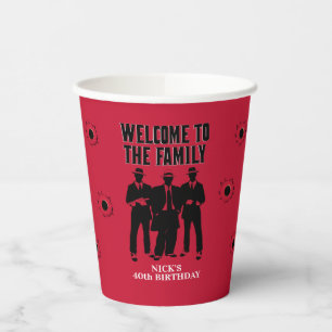 モブスター誕生日、カスタム紙カップ 紙コップ