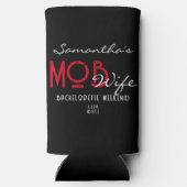 モブワイフ & マルティーニ ブラック バチェロレッテ パーティー スリム缶クーラー (裏面)