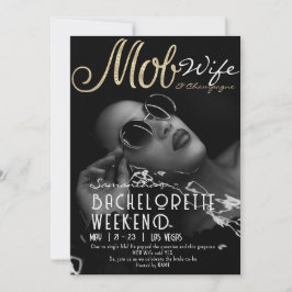 モブ妻&シャンパンブラックバッハバチェロレッテ 招待状