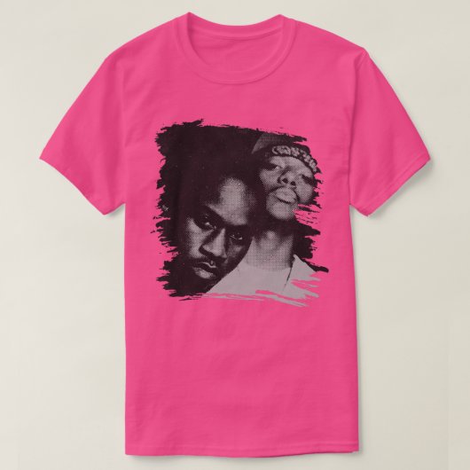 モブ深いレトロポスター Tシャツ (デザイン正面)