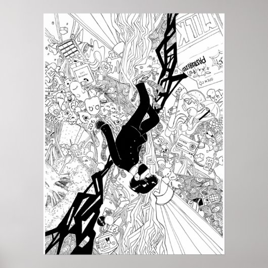 モブ茂雄PSYCHO 100ファナート ポスター (正面)