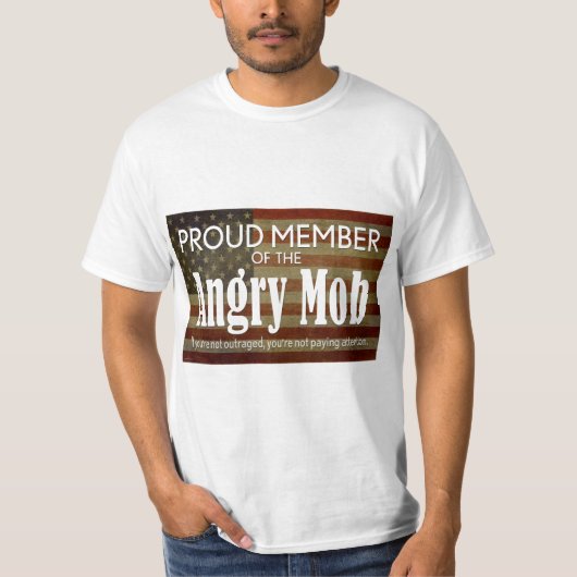 モブ誇りを持ったルの怒一員 Tシャツ (正面)