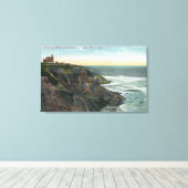 モヘガンブラフスと南東のビュー キャンバスプリント (インサイチュ (ウッドフロア))