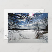 「モホークに沿った冬」 ポストカード (正面/裏面)