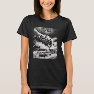 モホークのトレイル白い水ラフティングリバーラピッドマス Tシャツ