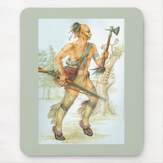 モホークの戦士 マウスパッド (正面)