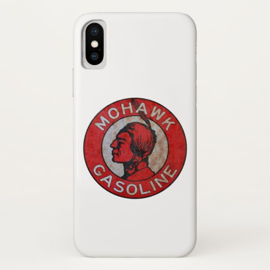 モホークガソリンのビンテージ看板サビ加工バージョン Case-Mate iPhoneケース (裏面)