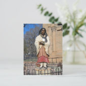 モホークス像の百合とカテカキ ポストカード (スタンド正面)