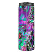 モホークパンクガール抽象芸術 タンブラー (裏面)