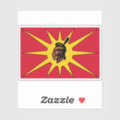 モホーク戦士ソサエティ国旗（ロティスケンラケテ） シール (シート)