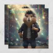 「モホーク・キャピバラ:川のロックイン!」 サンキューカード (正面/裏面)