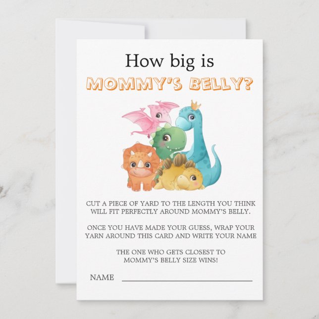 モマカラフルムの腹の大きさがかわいい恐竜 (正面)