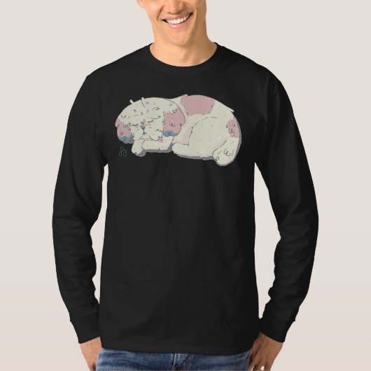 モマキーザシーズー（犬）Tzu Tシャツ (正面)