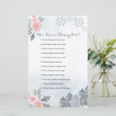 モマゲームを知っている雪片の冬の最高のフローラ (スタンド正面)