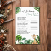 モマゲームを知るサファリ最高の熱帯語 チラシ