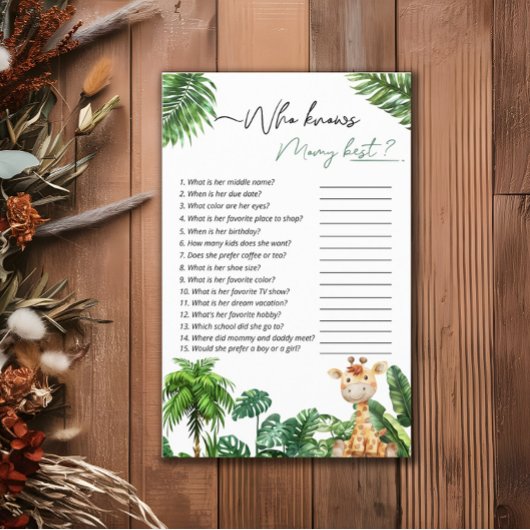 モマゲームを知るサファリ最高の熱帯語 チラシ