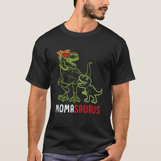 モマサウルス・ティラノサウルスベビー Tシャツ (正面)