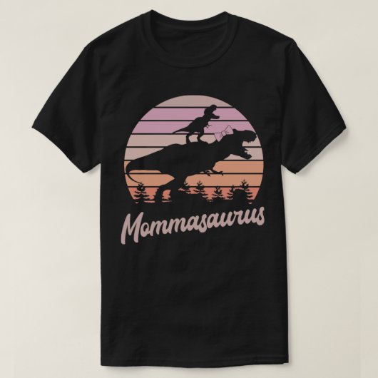 モマサウルスTRex恐竜 Tシャツ (デザイン正面)