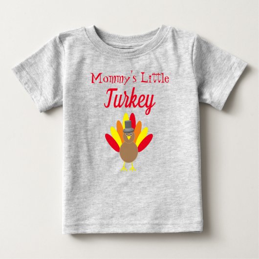 モマズリトルターキーベビーTシャツ ベビーTシャツ (正面)