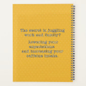 モマタスティックプランナー:一度に1杯のコーヒー プランナー手帳 (裏面)