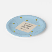 モマビーコーンフラワーブルー ペーパープレート (アングル)