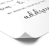 モマ救済ー・ア忙しメア・アドレスに封筒を桃 ポスター (角)