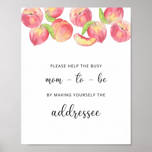 モマ救済ー・ア忙しメア・アドレスに封筒を桃 ポスター (正面)