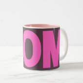 モマ最高のー・エバーマグカップ – かわいい&心のこもった蛾の贈り物 ツートーンマグカップ (正面右)