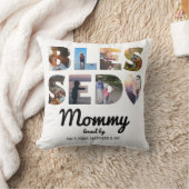 モマ賛美ーフォトコラージュパーソナライズされた クッション (ブランケット)