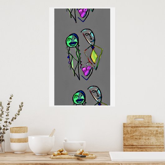 モマ&ダダ ポスター (キッチン)