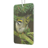 モミの中でカワイイ鳴き鳥が騒ぐ カーエアーフレッシュナー (左)