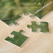 モミの中でカワイイ鳴き鳥が騒ぐ ジグソーパズル (側面)