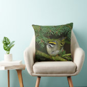 モミの中で大騒ぎを引き起こす可愛いキングレット・ソンバード クッション (椅子)