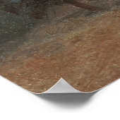 モミの木と嵐の雲 ポスター (角)