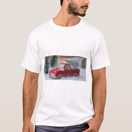モミの木と自然 Tシャツ (正面)