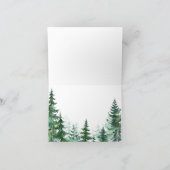 モミの木のサンキューカード サンキューカード (内部)