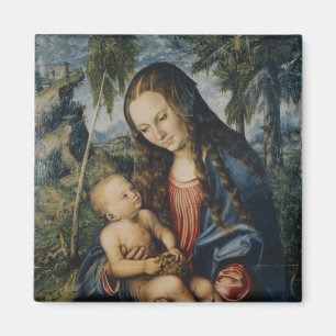 モミの木の下のマドンナ、c.1510 マグネット