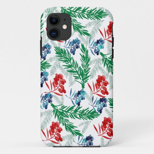 モミの木の枝と果実 Case-Mate iPhoneケース (裏面)
