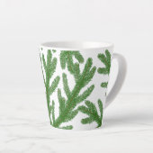 モミの木の枝 カフェラテマグ (右アングル)