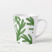 モミの木の枝 カフェラテマグ (右)