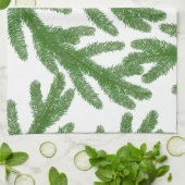 モミの木の枝 キッチンタオル (折り畳み)